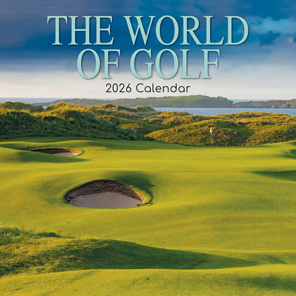 The World of Golf 2026 Square Wall Calendar 16 Months Planner Xmas New Year Gift