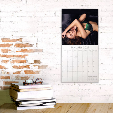 Lingerie 2027 Premium Square Wall Calendar lifestyle image