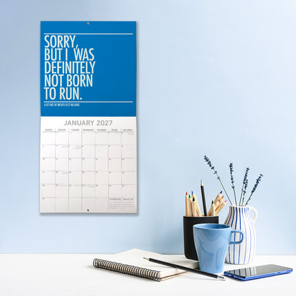 Lyrical Laughter 2027 Premium Square Wall Calendar lifestyle image