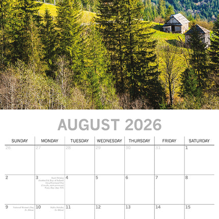Inspiration - 2026 Square Wall Calendar 16 Month Planner Christmas New Year Gift
