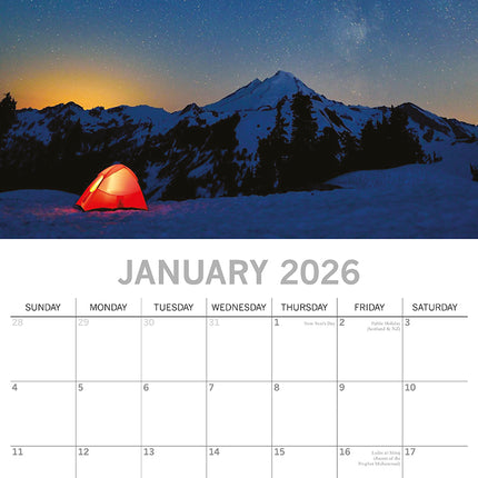 Inspiration - 2026 Square Wall Calendar 16 Month Planner Christmas New Year Gift