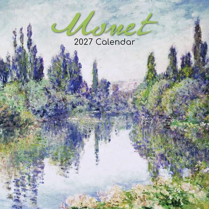 Monet 2027 Premium Square Wall Calendar cover