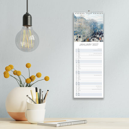 Monet 2027 Premium Slim Wall Calendar lifestyle image