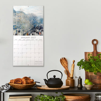 Monet 2027 Premium Square Wall Calendar lifestyle image
