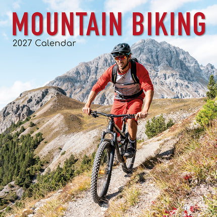Mountain Biking 2027 Premium Square Wall Calendar cover