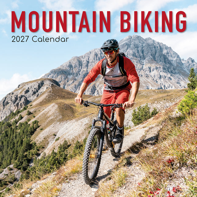 Mountain Biking 2027 Premium Square Wall Calendar cover
