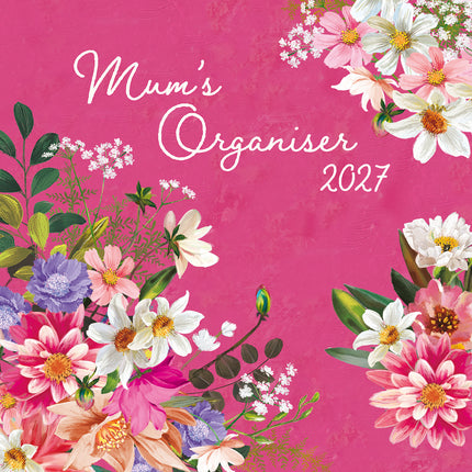 Mum's Organiser 2027 Premium Square Wall Calendar cover