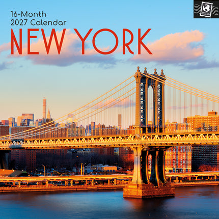 New York 2027 Premium Square Wall Calendar cover