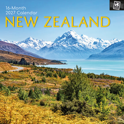 New Zealand 2027 Premium Square Wall Calendar cover