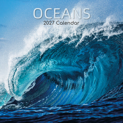 Oceans 2027 Premium Square Wall Calendar cover