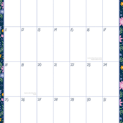 Mum's Organiser - 2026 Square Wall Calendar 16 Months Kids School Family Planner