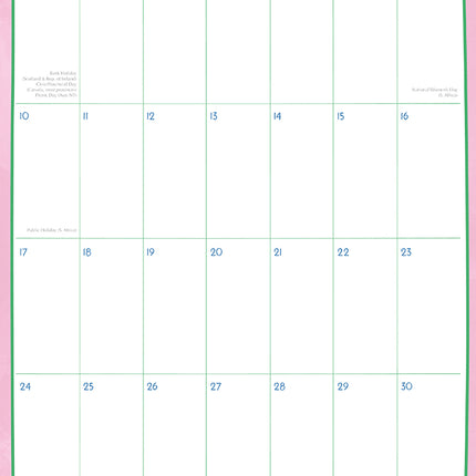 My Family Organiser - 2026 Square Wall Calendar 16 Months School Home Planner