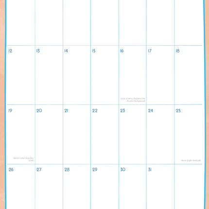 My Family Organiser - 2026 Square Wall Calendar 16 Months School Home Planner