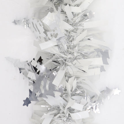 5x 2.5m Christmas Tinsel Xmas Garland Sparkly Snowflake Party Natural Home Decor - Zmart Australia