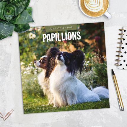 Papillons 2027 square wall calendar - image detail