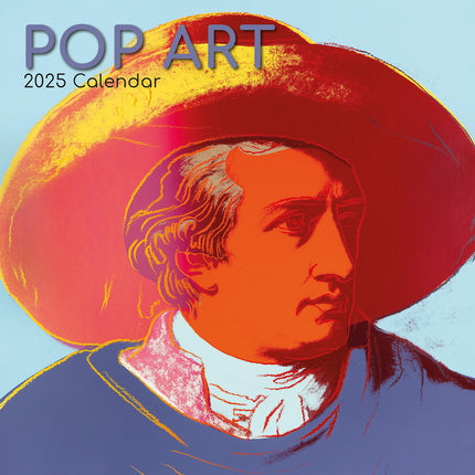 Pop Art - 2025 Square Wall Calendar Arts 16 Months Premium Planner Gift