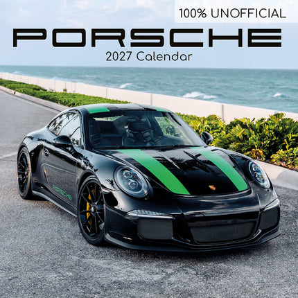 Porsche 2027 Premium Square Wall Calendar cover
