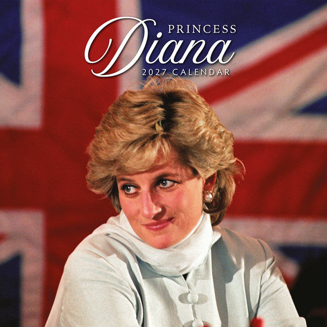 Diana 2027 square wall calendar - front cover