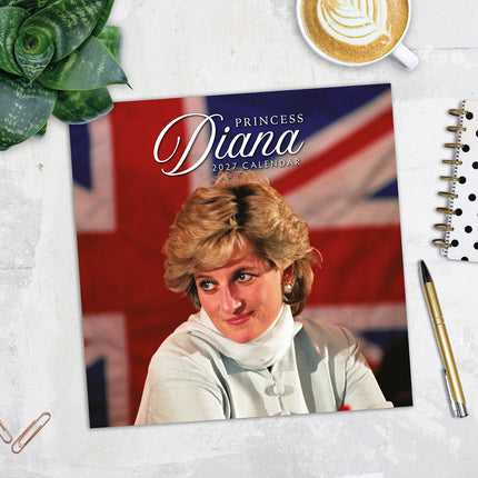 Diana 2027 square wall calendar - image detail