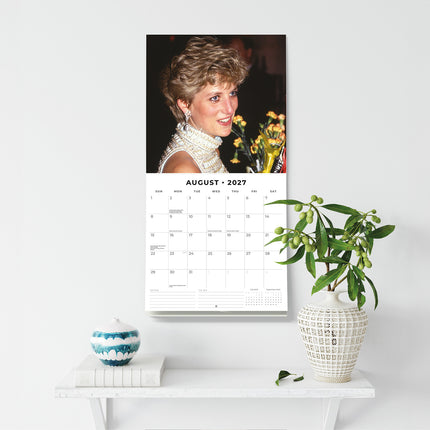 Diana 2027 square wall calendar - wall display