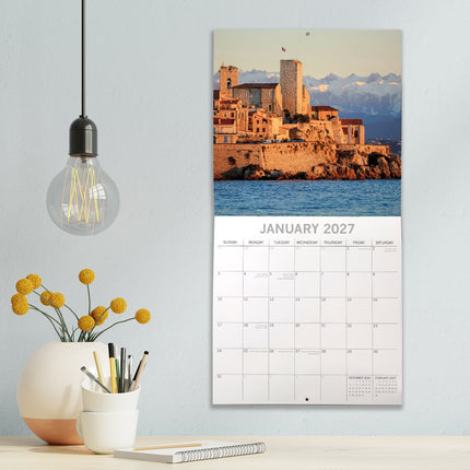 Provence 2027 Premium Square Wall Calendar lifestyle image
