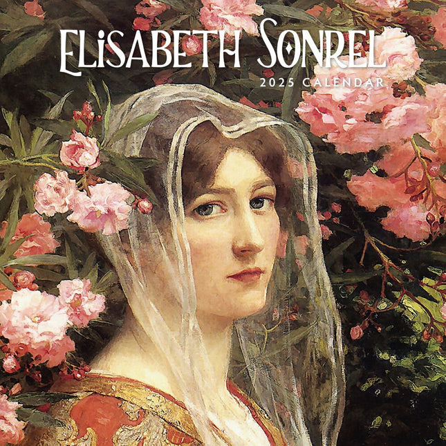 Elisabeth Sonrel - 2025 Square Wall Calendar Fine Art 16 Months Premium Planner