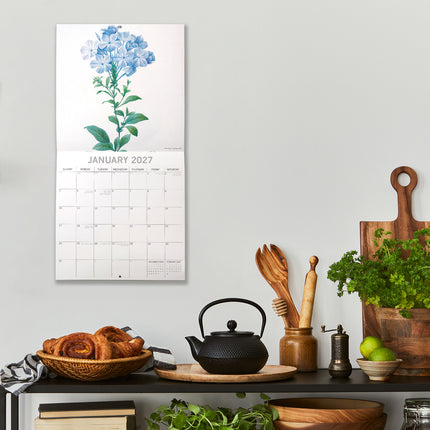 Redouté 2027 Premium Square Wall Calendar lifestyle image