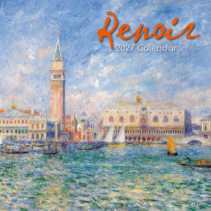 Renoir 2027 Premium Square Wall Calendar cover