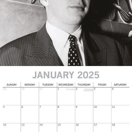 Rick Astley - 2025 Square Wall Calendar 16 Months Premium New Year Planner Gift