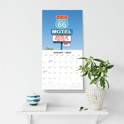 Route 66 2027 square wall calendar - wall display