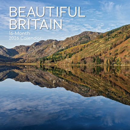 Beautiful Britain - 2026 Square Wall Calendar 16 Months New Year Premium Planner