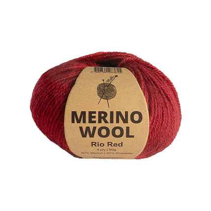 50g Knitting Yarn 4 Ply Merino Alpaca Wool Super Soft Solid Plain Colour Yarn - Zmart Australia