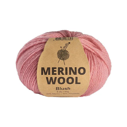 50g Knitting Yarn 4 Ply Merino Alpaca Wool Super Soft Solid Plain Colour Yarn - Zmart Australia