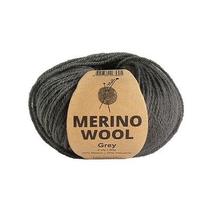 50g Knitting Yarn 4 Ply Merino Alpaca Wool Super Soft Solid Plain Colour Yarn - Zmart Australia