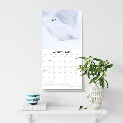Snow Animals 2027 square wall calendar - wall display