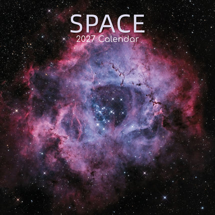 Space 2027 Premium Square Wall Calendar cover
