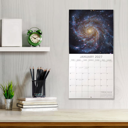 Space 2027 Premium Square Wall Calendar lifestyle image