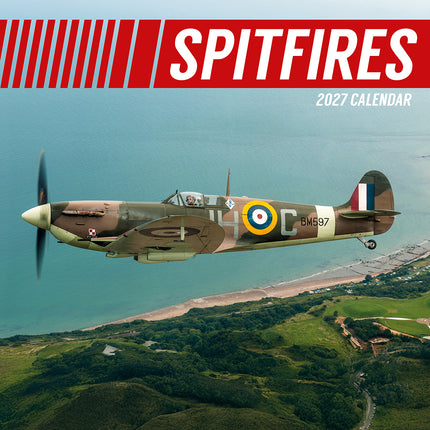 Spitfires 2027 Premium Square Wall Calendar cover