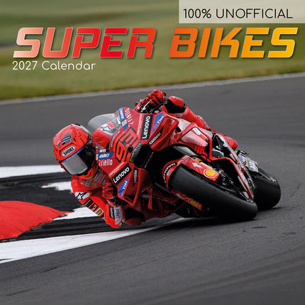 Super Bikes 2027 Premium Square Wall Calendar cover
