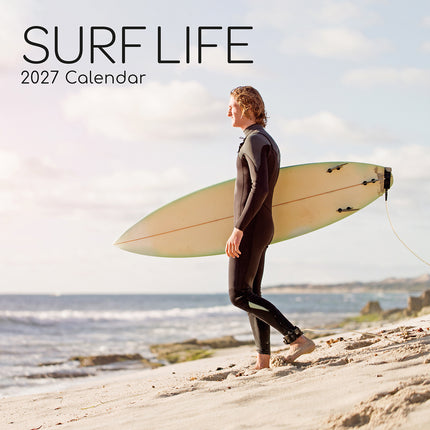 Surf Life 2027 Premium Square Wall Calendar cover