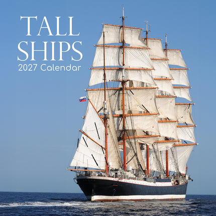 Tall Ships 2027 Premium Square Wall Calendar cover