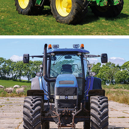 Tractors 2027 Premium Slim Wall Calendar cover