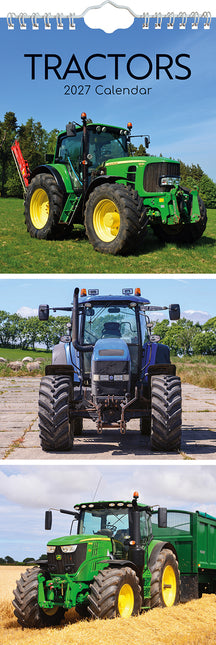Tractors 2027 Premium Slim Wall Calendar cover