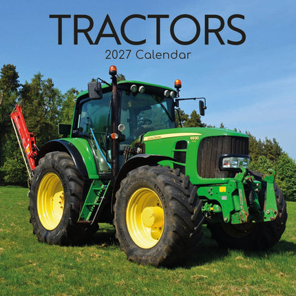 Tractors 2027 Premium Square Wall Calendar cover