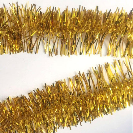 5x 2.5m Christmas Tinsel Xmas Garland Sparkly Snowflake Party Natural Home Decor - Zmart Australia