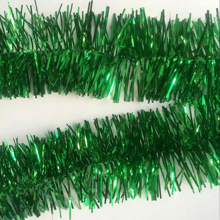 5x 2.5m Christmas Tinsel Xmas Garland Sparkly Snowflake Party Natural Home Decor - Zmart Australia