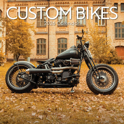Custom Bikes - 2026 Square Wall Calendar 16 Months New Year Premium Planner Gift
