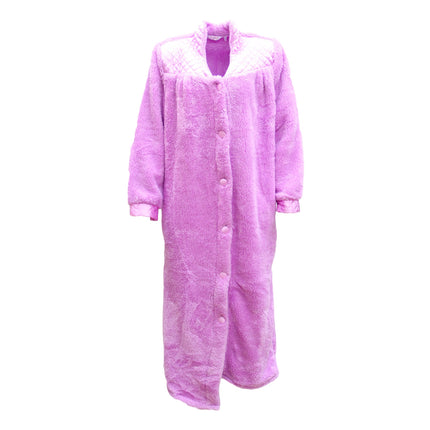 womens-ladies-supersoft-button-up-dressing-gown-bath-robe-w-quilted-panel-warm
