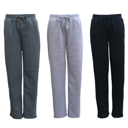 new-womens-ladies-fleece-lined-wide-leg-sweat-track-pants-jogger-sports-trackies