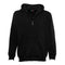 New Men's Zip Up Fleece Lined Hoodie Hooded Basic Plain Jacket Sports Casual Gym - Black